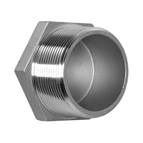 BSPP hex head plug | EN 1.4408 | AISI 1.4408