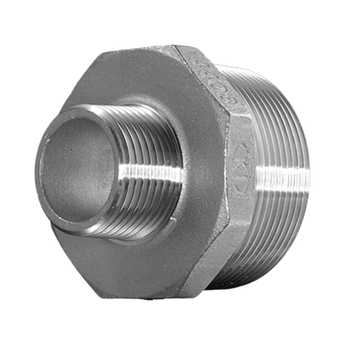BSP hex-reducing nipple | EN 1.4408 | AISI 1.4408
