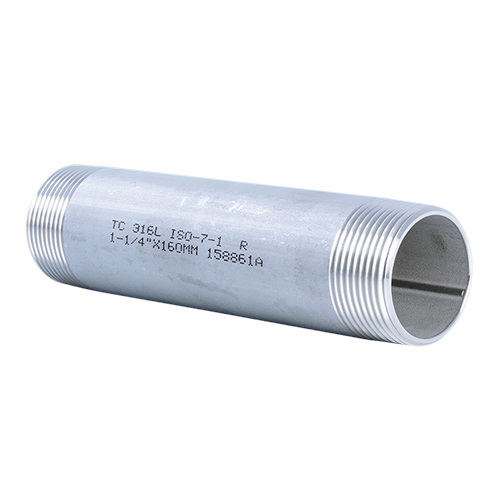 BSP barrel nipple | EN 1.4408 | AISI 1.4408