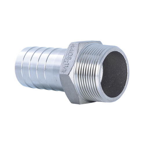 BSP hexagon male hose nipple | EN 1.4408 | AISI 1.4408