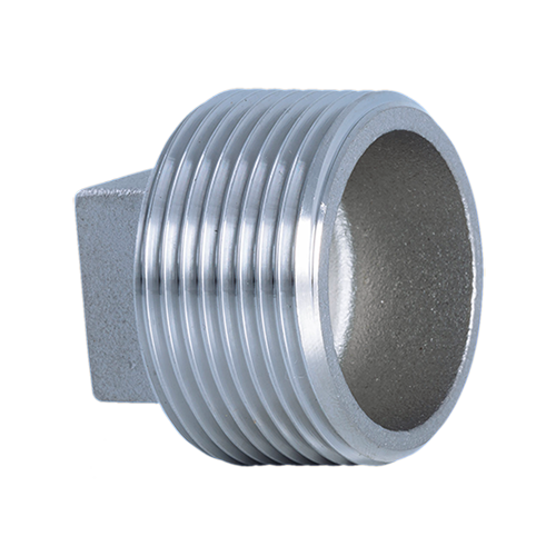 BSP square head plug | EN 1.4408 | AISI 1.4408